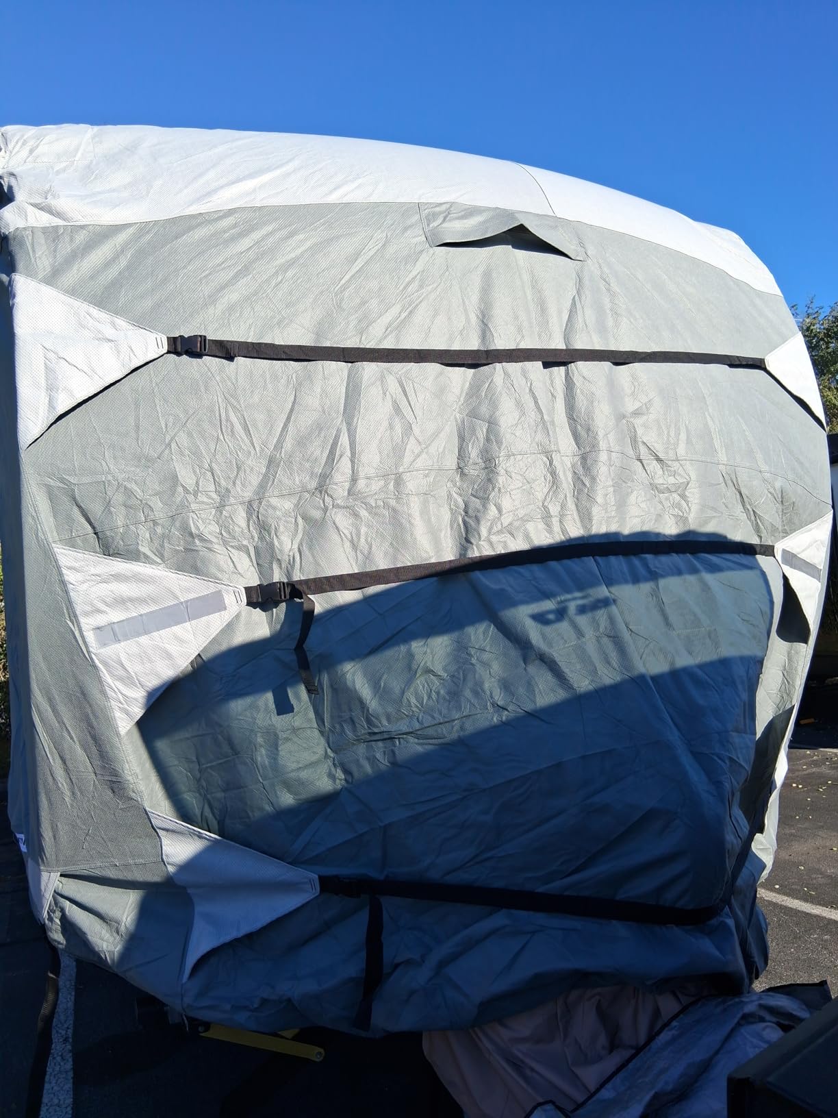 KING BIRD Enhanced RV Cover, Fits 27-30ft Travel Trailers Camper customer photo 1