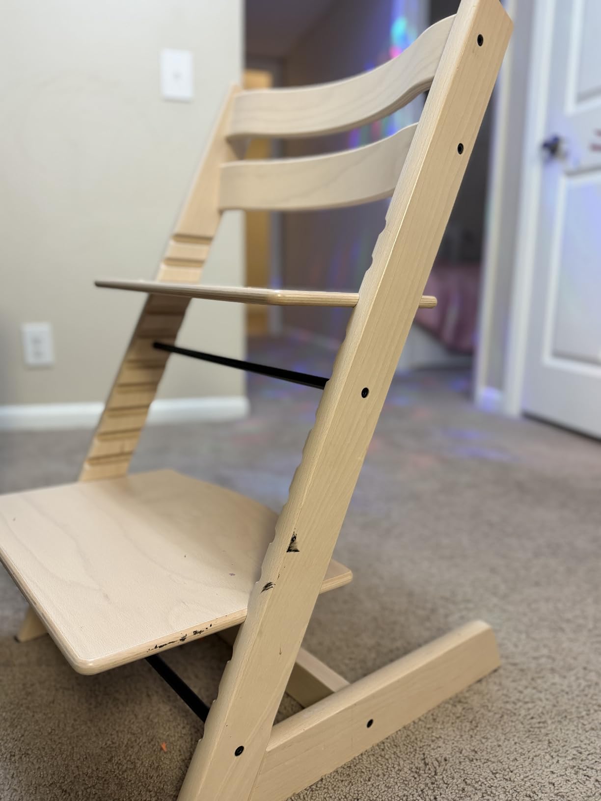 Stokke Tripp Trapp Chair, Adjustable Wooden High Chair, Warm Brown customer photo 2
