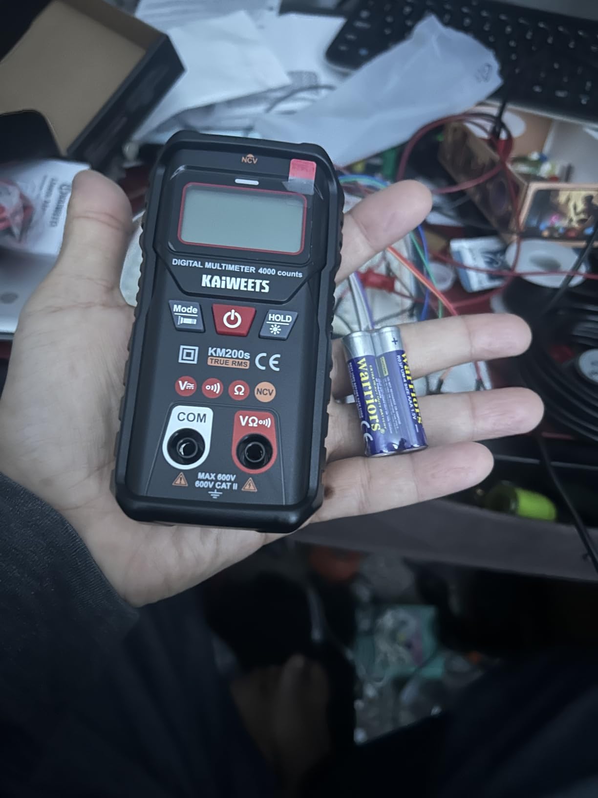 KAIWEETS Digital Multimeter TRMS 4000 Counts Auto Range Voltmeter for Car customer photo 1