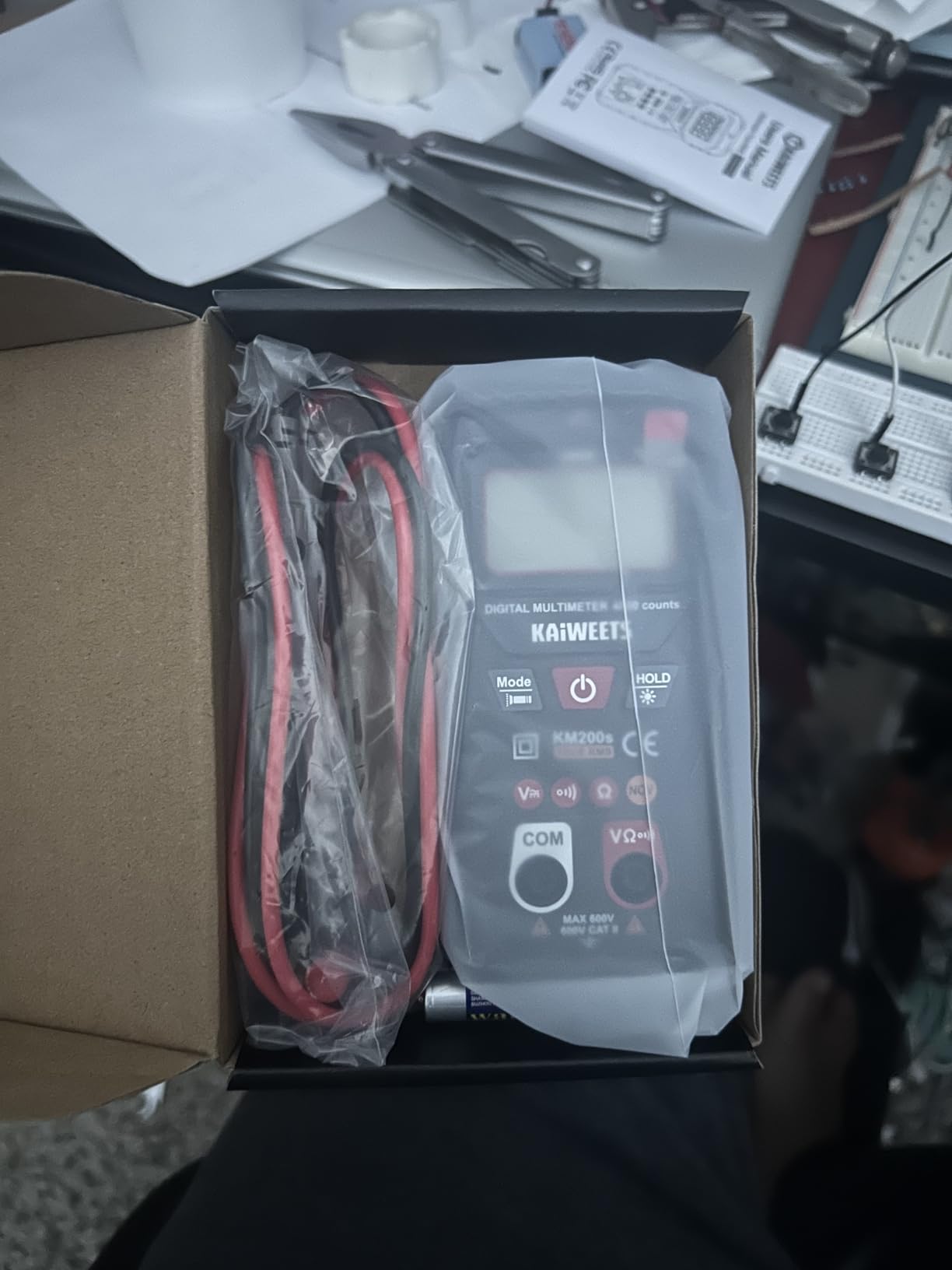 KAIWEETS Digital Multimeter TRMS 4000 Counts Auto Range Voltmeter for Car customer photo 2