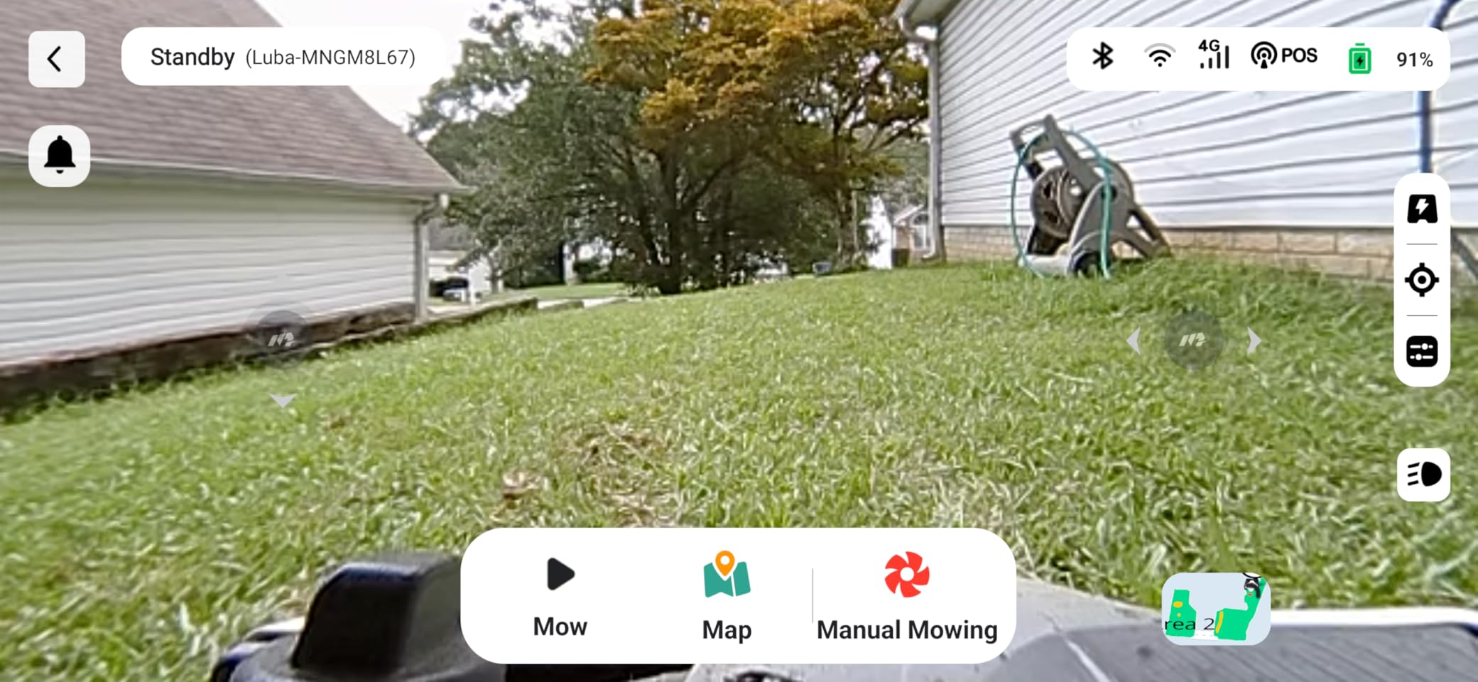 (2026 NEW) Mammotion LUBA mini 2 AWD 1500H Robot Lawn Mower, for 0.37 Acres, 360° LiDAR+Dual-Camera AI Vision, 80% Slope, DropMow, 20 Multi-Zone Management customer photo 2