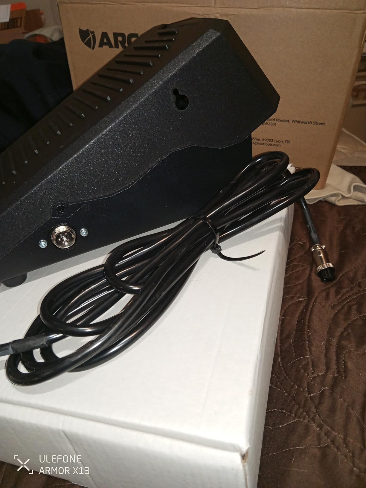 ARCCAPTAIN TIG Welding Foot Pedal, 5-Pin Remote Amp Control customer photo 2
