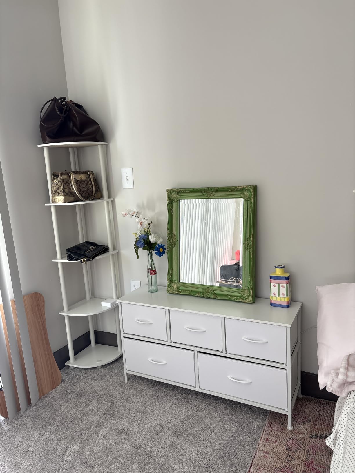 SONGMICS Dresser for Bedroom, Wide Dresser with 9 Fabric Drawers customer photo 1