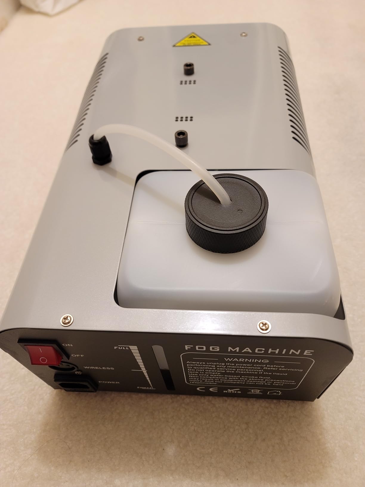 Fog Machine Outdoor Halloween, 1500W 20000CFM Smoke Machine with LED Lights customer photo 2