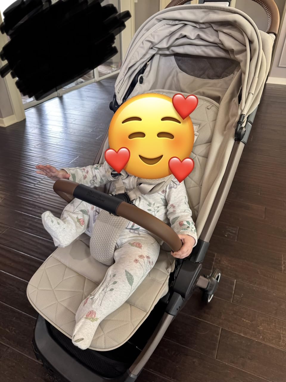 Silver Cross Clic Compact Travel Stroller – (Latte) – Lightweight Baby Stroller for Airplane Travel – One-Hand Fold, Lie-Flat Infant & Toddler Seat – Birth to 55 lb customer photo 1