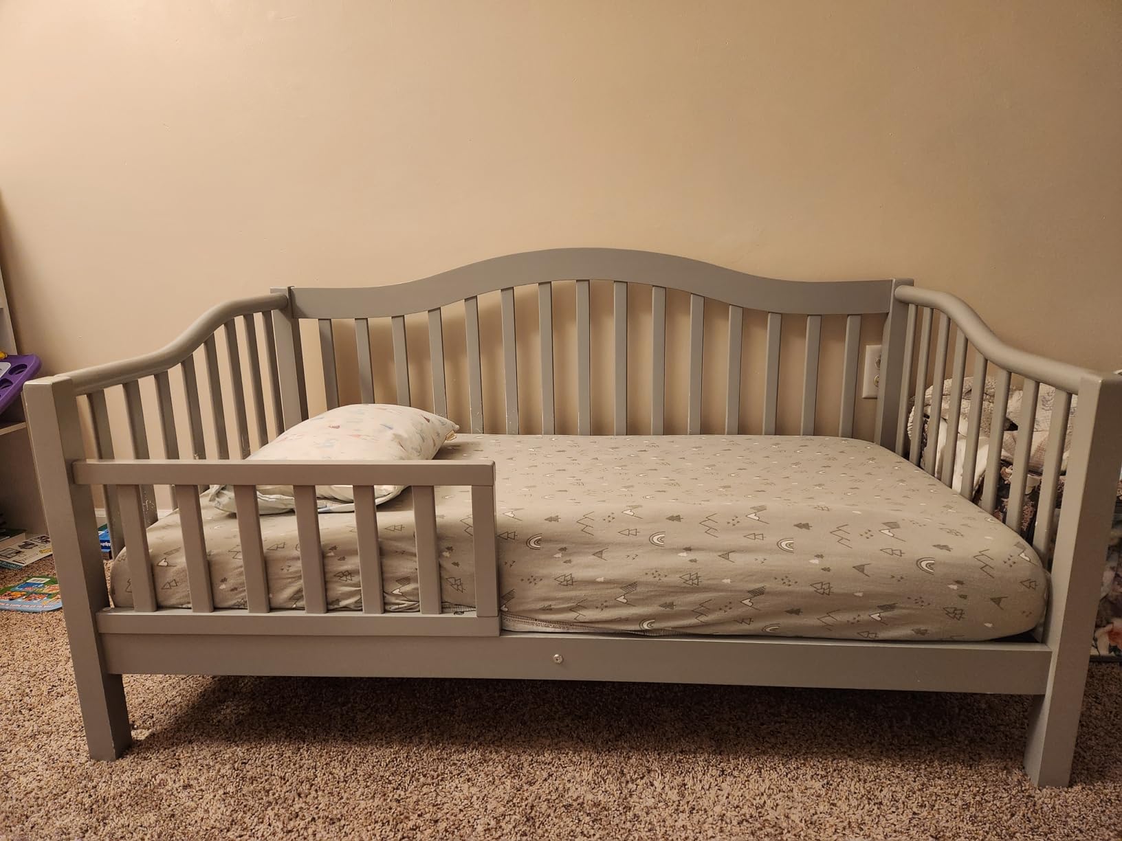 Dream On Me Austin Wooden Toddler Day Bed for Kids, Meadow Green customer photo 1