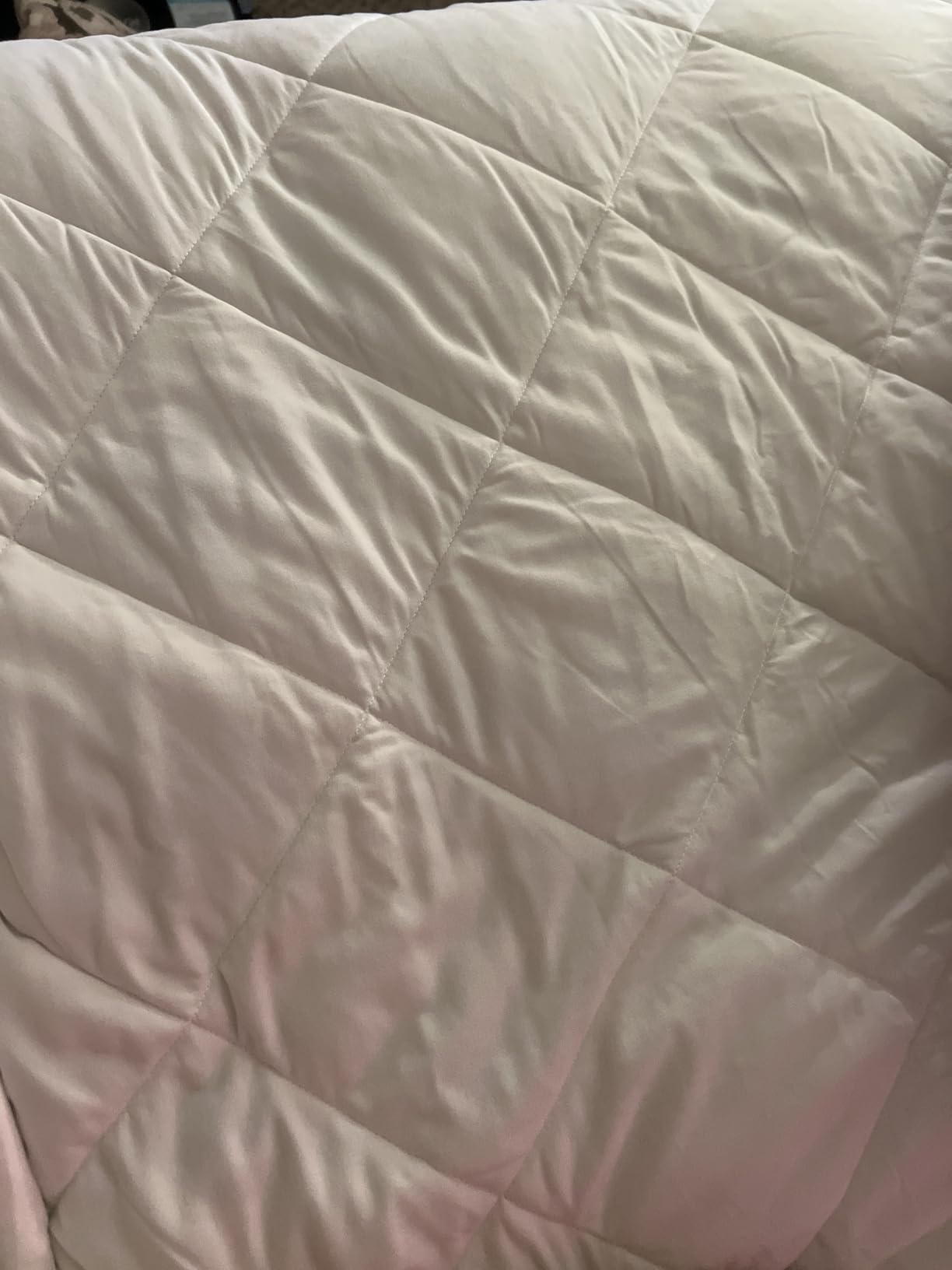 HomeSmart Weighted Cooling Blanket King Size 20 lbs, Soft Cooling Fabric customer photo 1