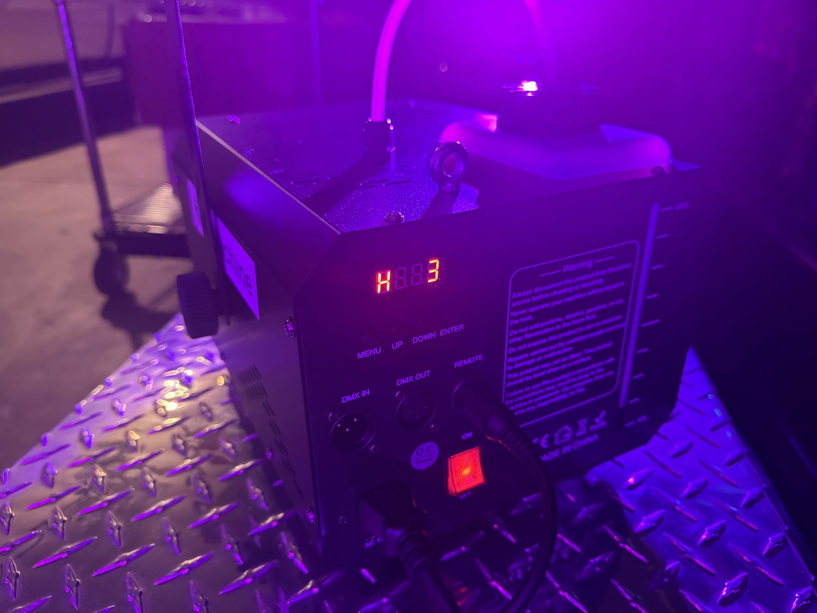 600W 1000CFM Haze Machine for Stage & DJ customer photo 1