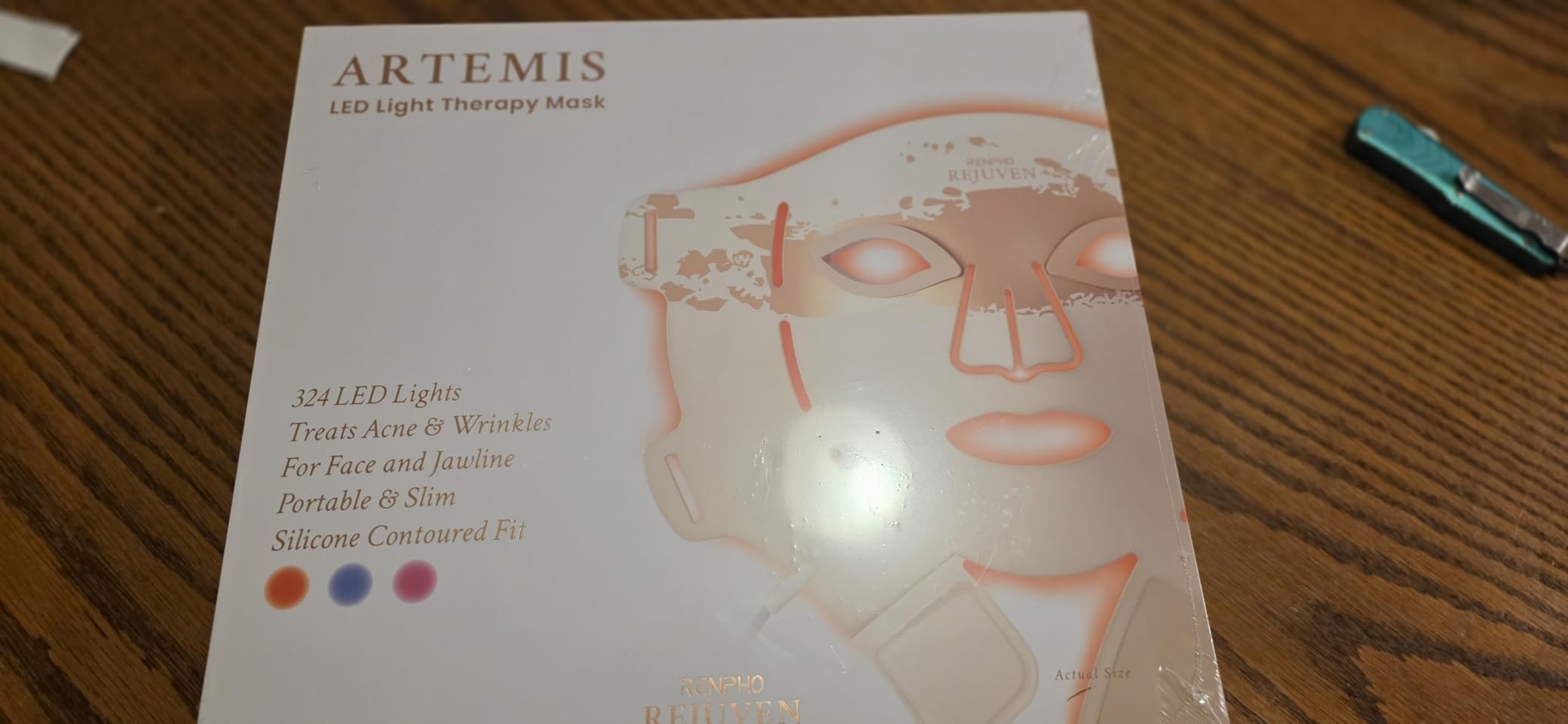 RENPHO Red Light Therapy Mask for Face, FDA-Cleared,Birthday Gifts for Wife customer photo 2