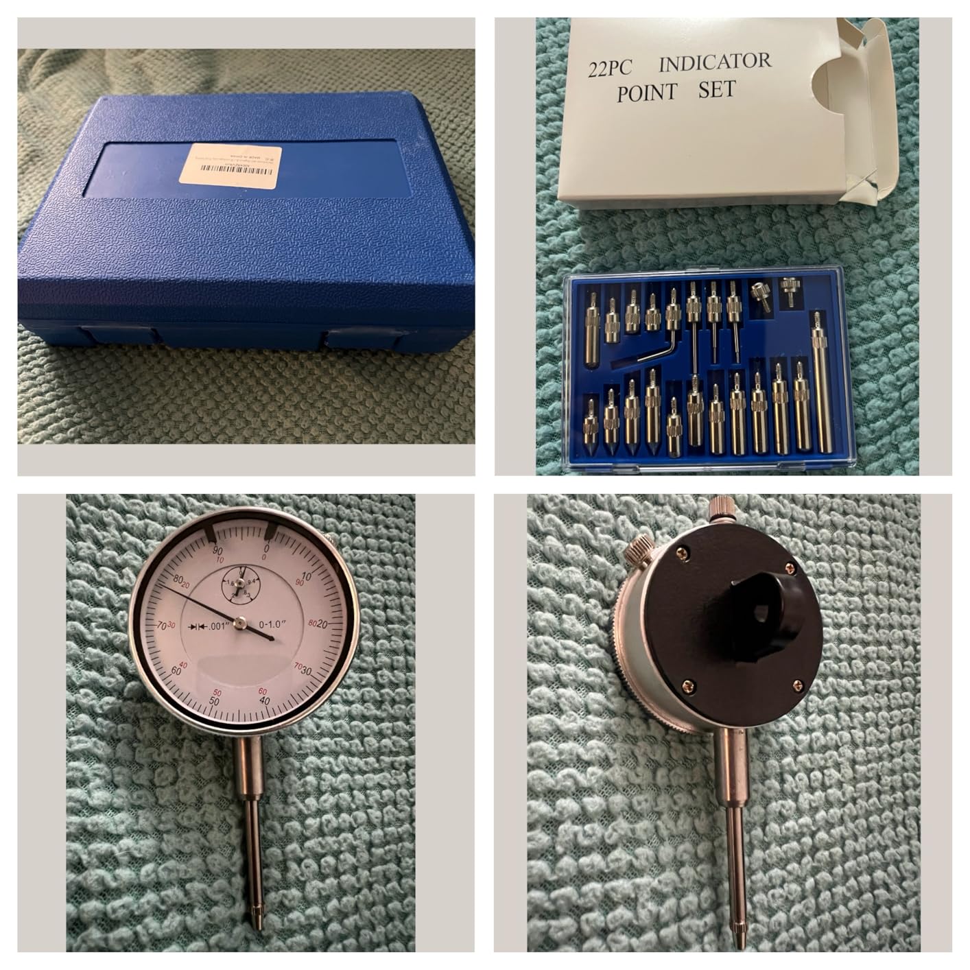 Dial Indicator with Magnetic Base, 0-1