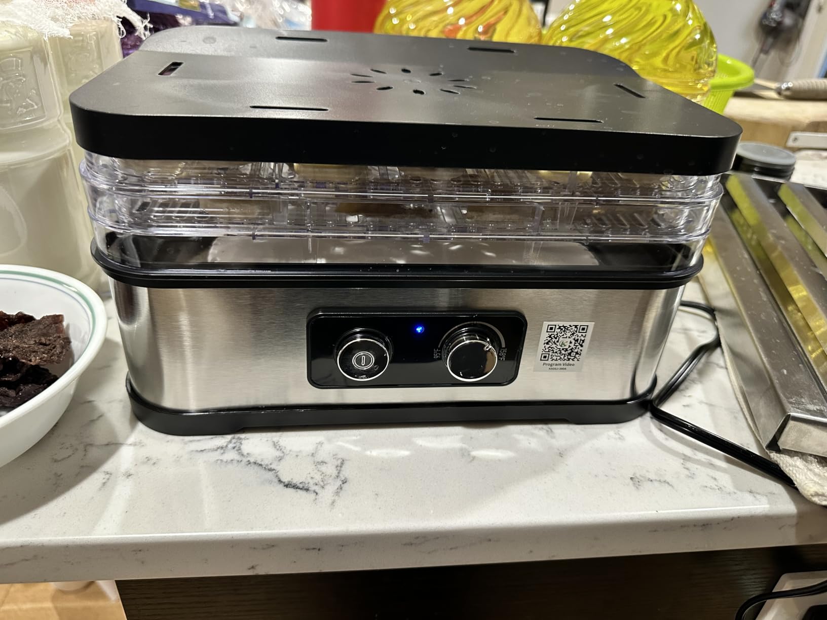 Small Food Dehydrator for Jerky, Fruit, Herbs & Pet Treats customer photo 1