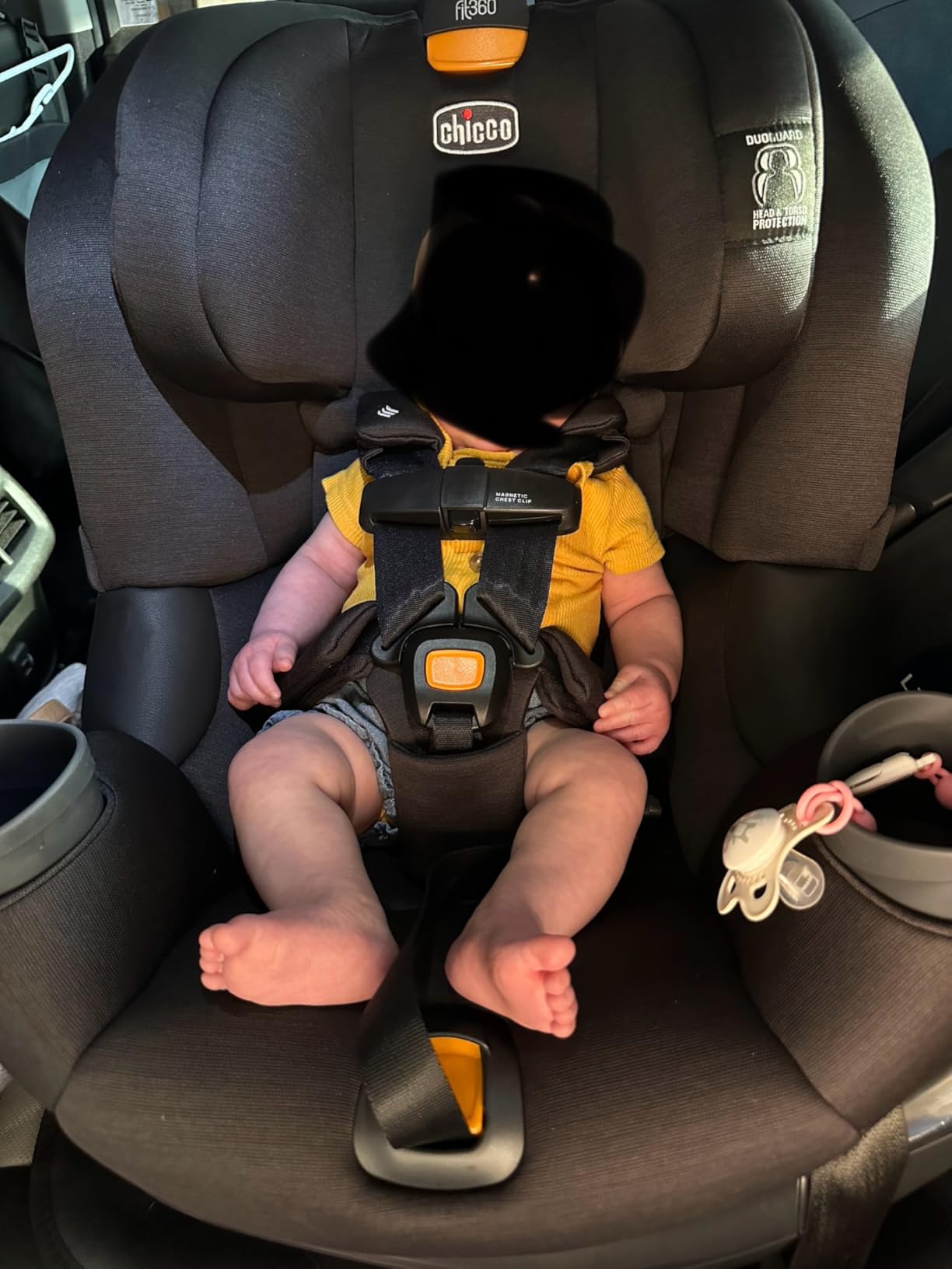 Chicco Fit360 Rotating Convertible Car Seat, 360° Rotation, LeverLock customer photo 1