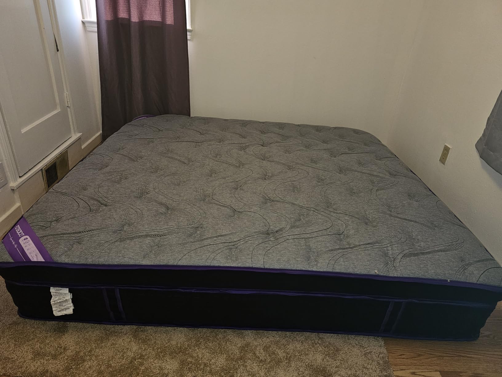 CypBed King Size Bed Frame with Headboard & 4-Storage Drawers, Upholstered customer photo 1