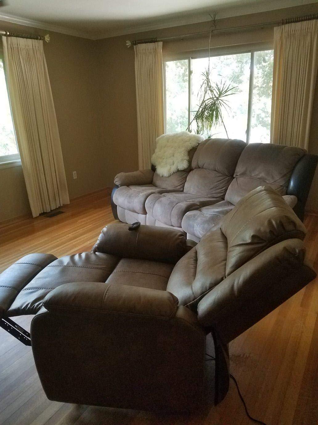 Signature Design by Ashley Dual Motor Power Lift Recliner, Heat & Massage customer photo 1
