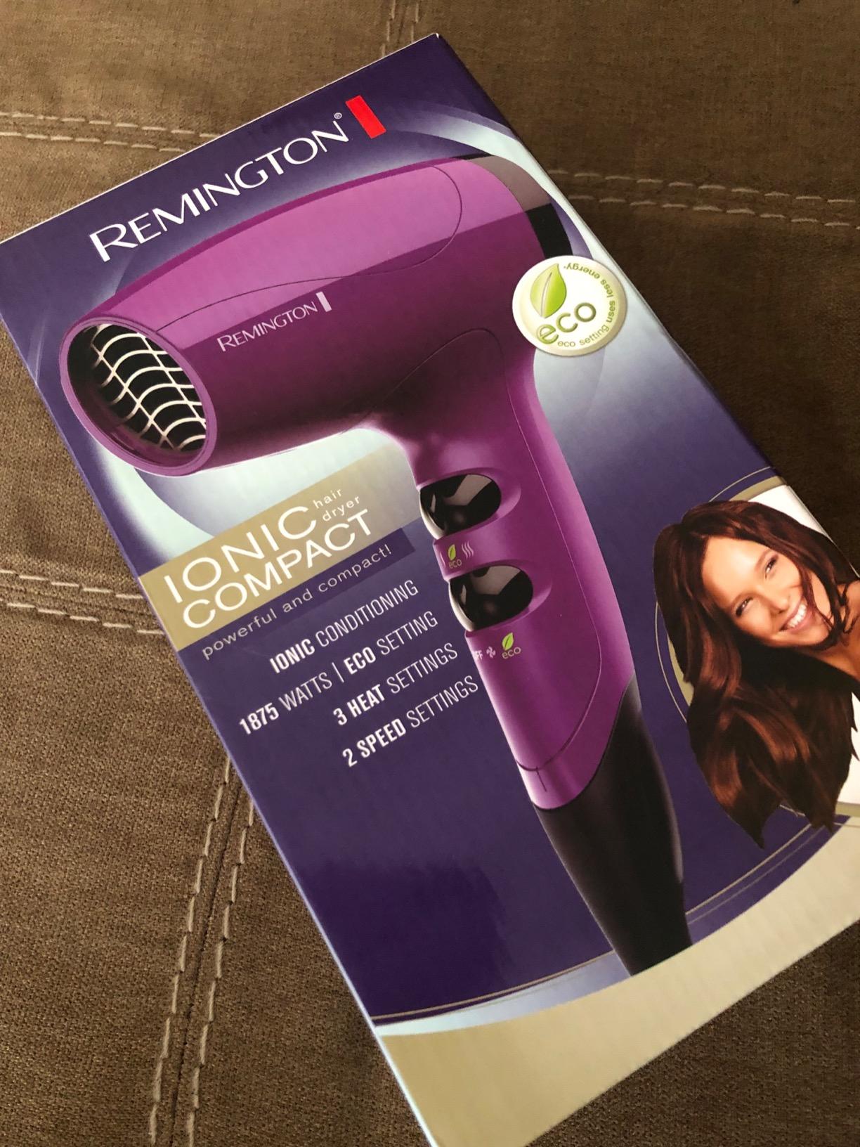 Remington Ionic Compact Hair Dryer, 1875W, Portable Anti-Frizz Dryer customer photo 1