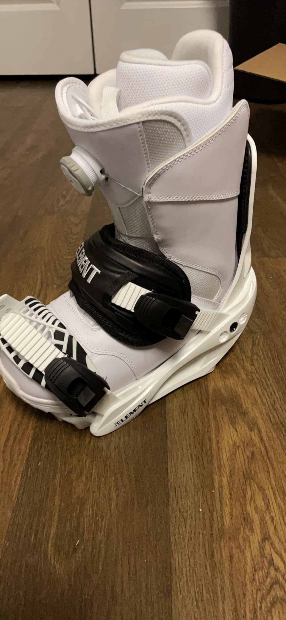 5th Element Summit Stealth Adult Snowboard Bindings for Men-Designed for New or Replacement Snowboards. Universal bindings disc and Hardware for Beginner to Intermediate customer photo 1