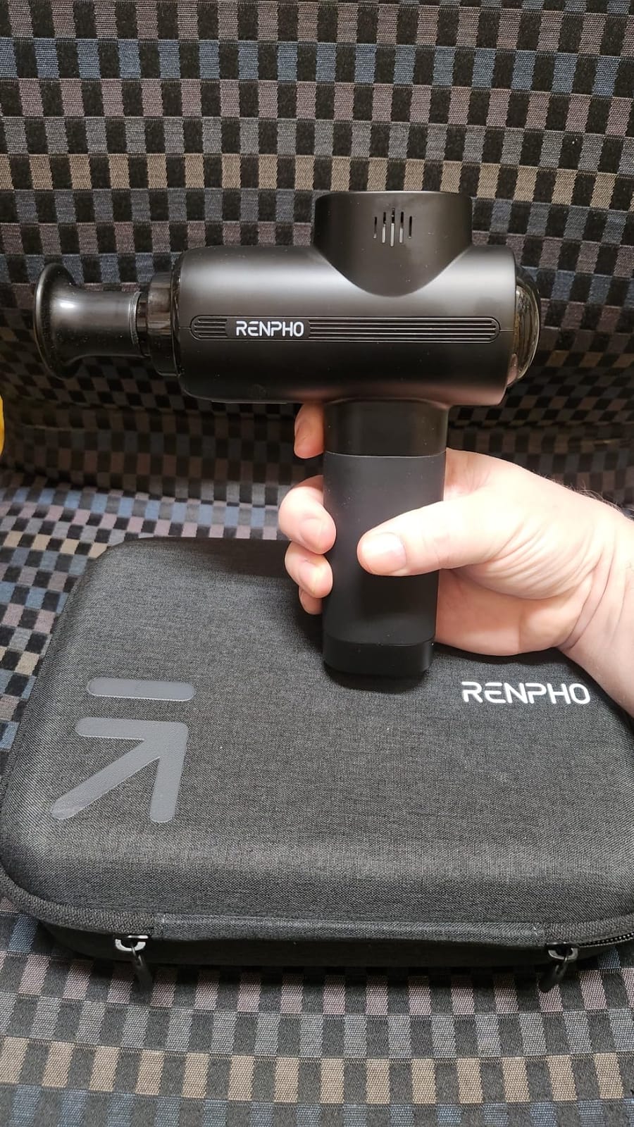 RENPHO Mini Thermacool Massage Gun with Heat and Cold, Pocket-Sized, Small customer photo 1