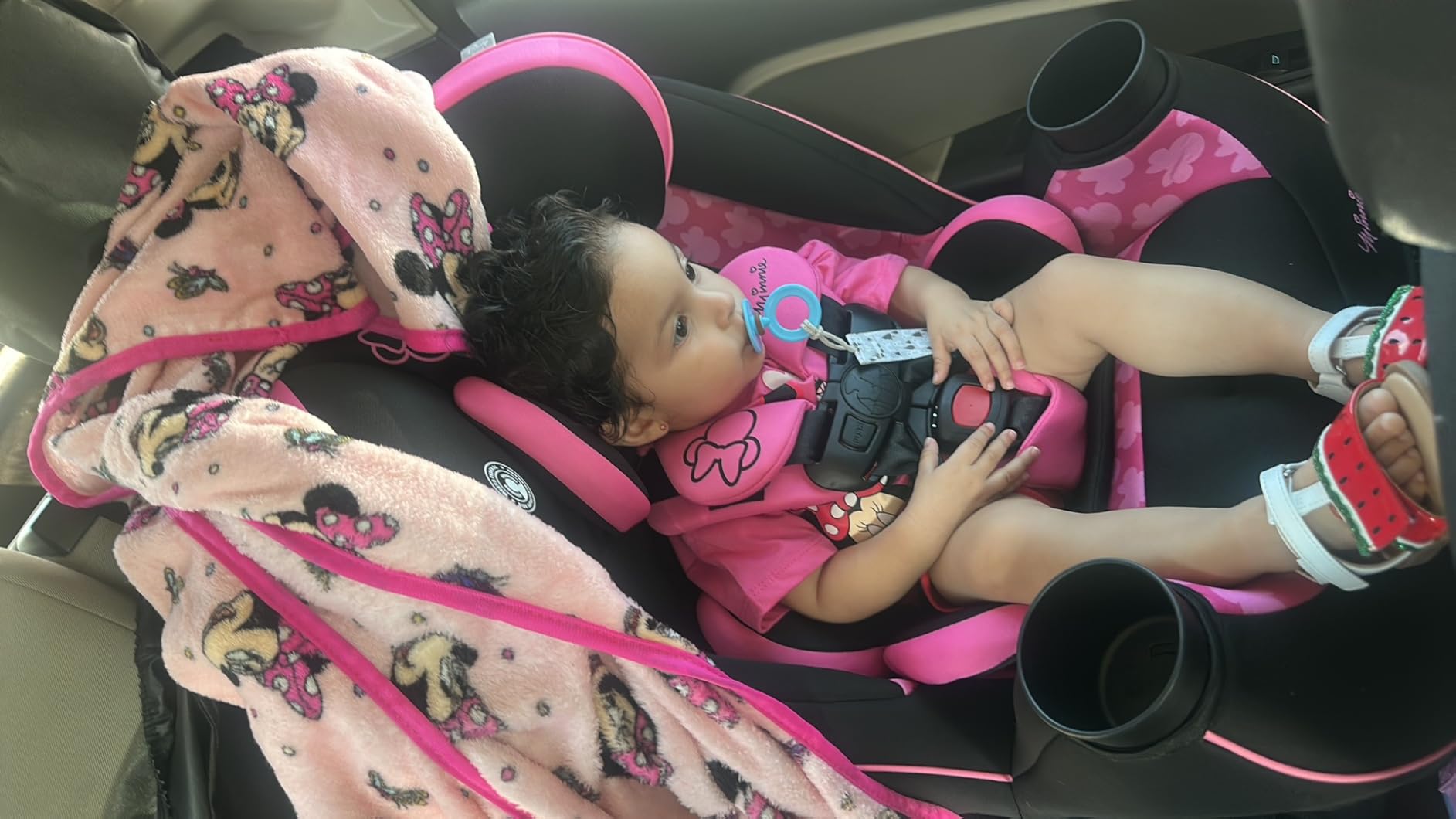 Disney Baby Grow and Go All-in-One Convertible Car Seat, Infant to Toddler Carseat, Mickey Sprinkle customer photo 2