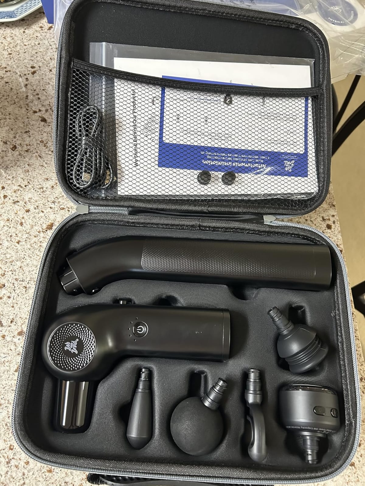 BOB AND BRAD L7 Ultra Massage Gun with Heat, Red Light & Extension Handle customer photo 1