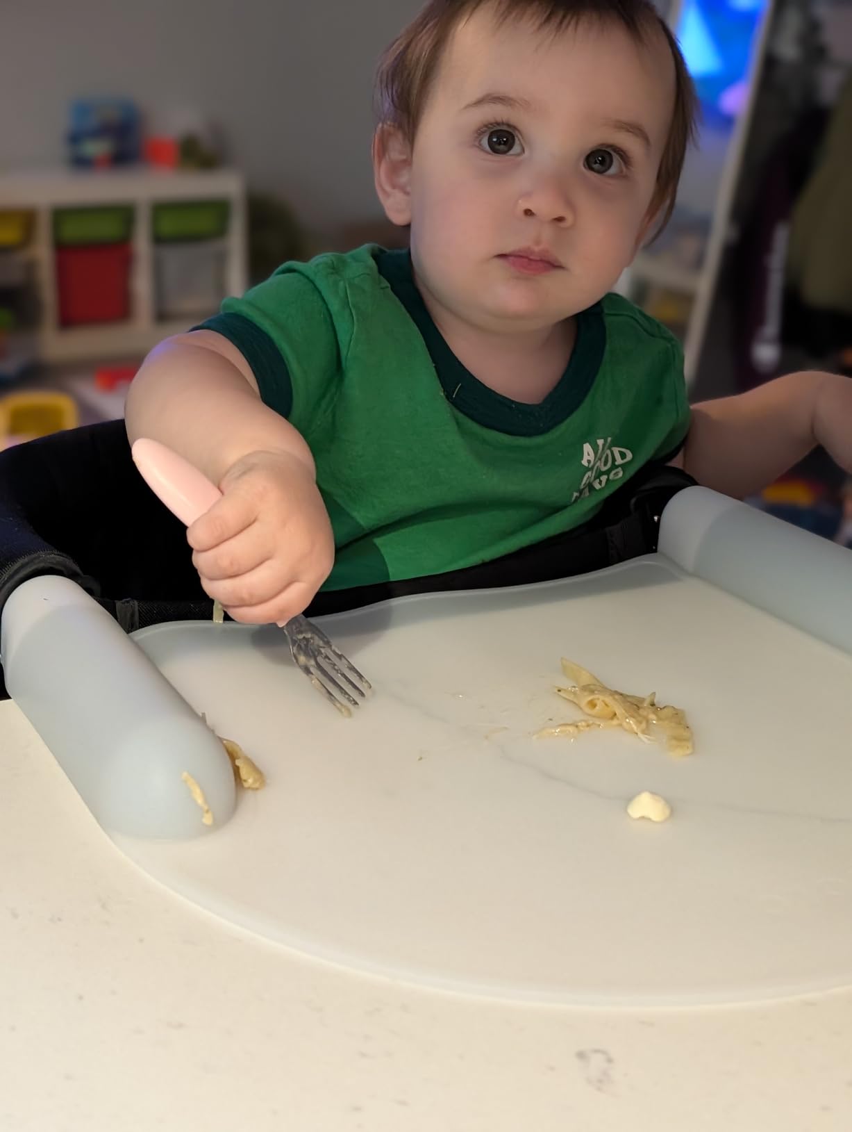 Lalo The Hook-On Chair, Portable Baby High Chair, Silicone Tray & Footrest customer photo 1