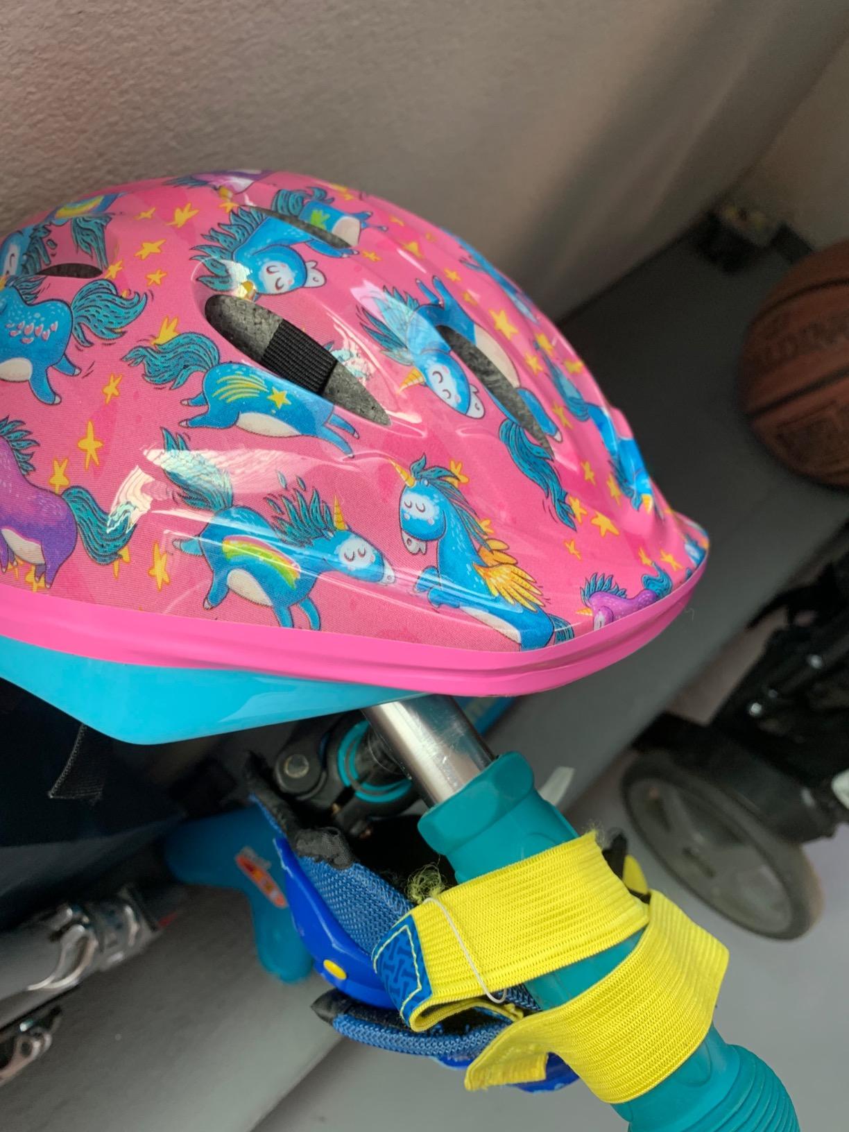 OutdoorMaster Toddler Helmet, Adjustable Lightweight Kids Bike Helmet customer photo 1