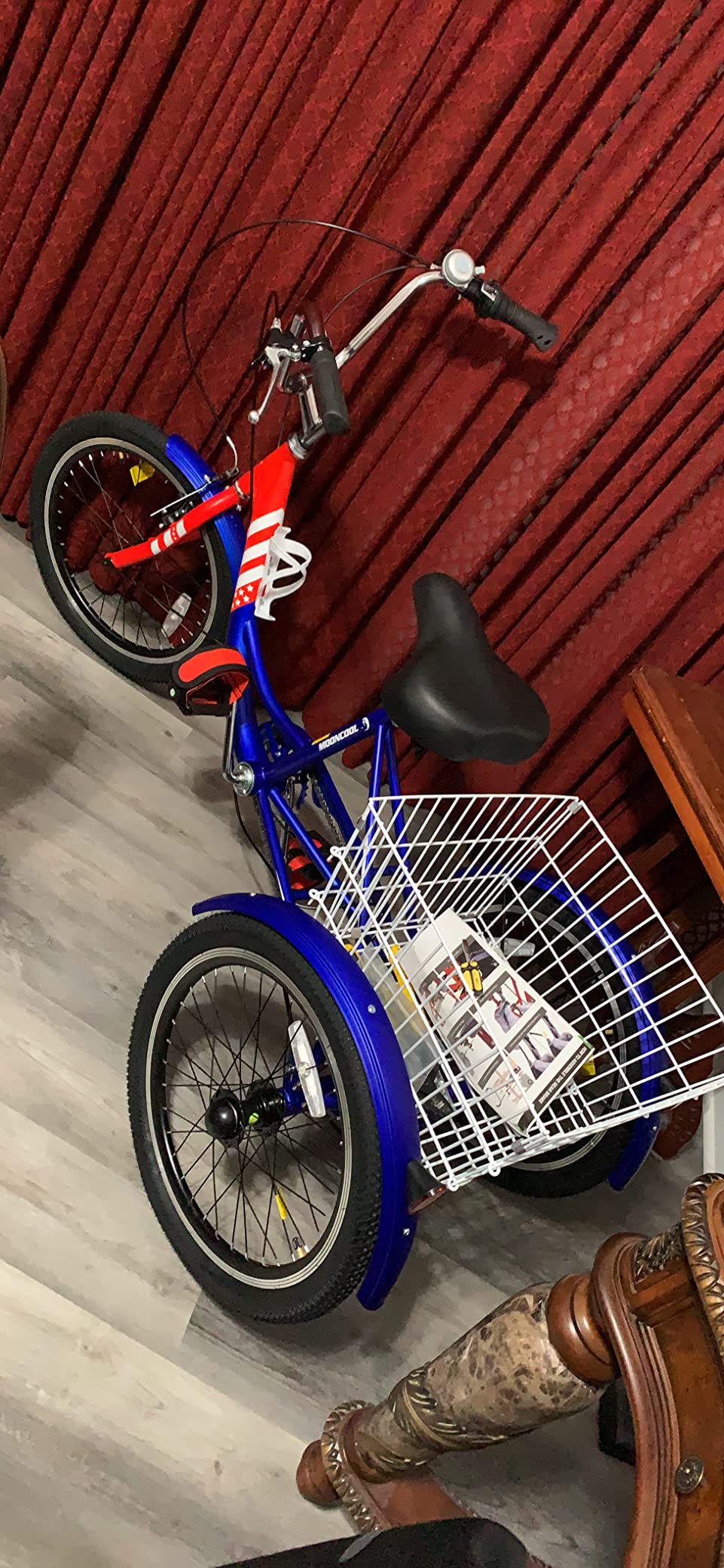 Adult Tricycle, 7 Speed Adult Trike, 20/24/26 inch 3 Wheel Bike with Basket customer photo 2