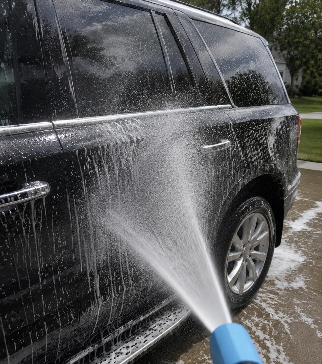 Car Wash Foam Gun for Garden Hose, with Microfiber Wash Mitt, Foam Sprayer customer photo 1