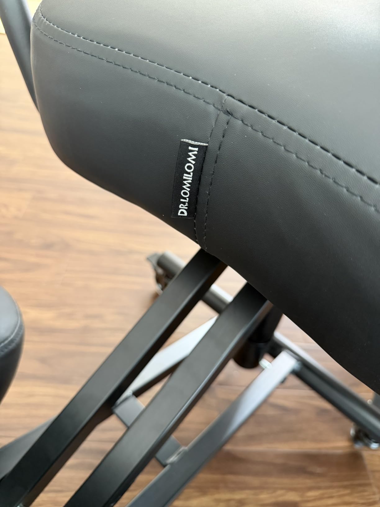 Ergonomic Kneeling Chair with Backrest, Adjustable Height, Rolling Wheels customer photo 1