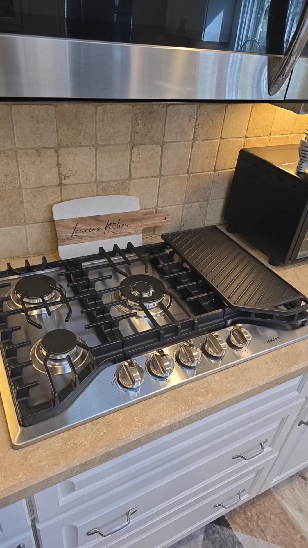 GASLAND 36 Inch Gas Cooktop with Griddle, 5 Burners customer photo 1