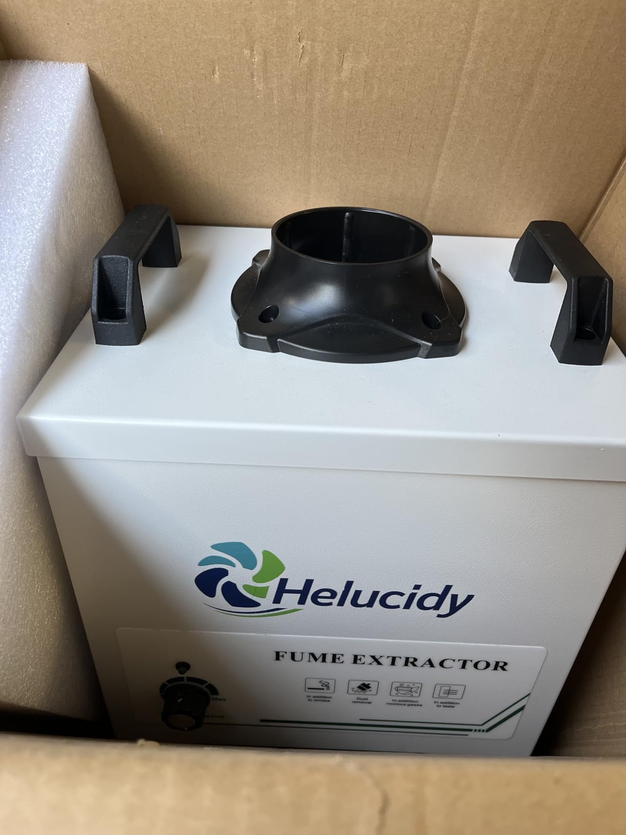 Fume Extractor| 3-Layer Filtration| 14-Pcs Filters| H13-HEPA Filter| 148CFM customer photo 2
