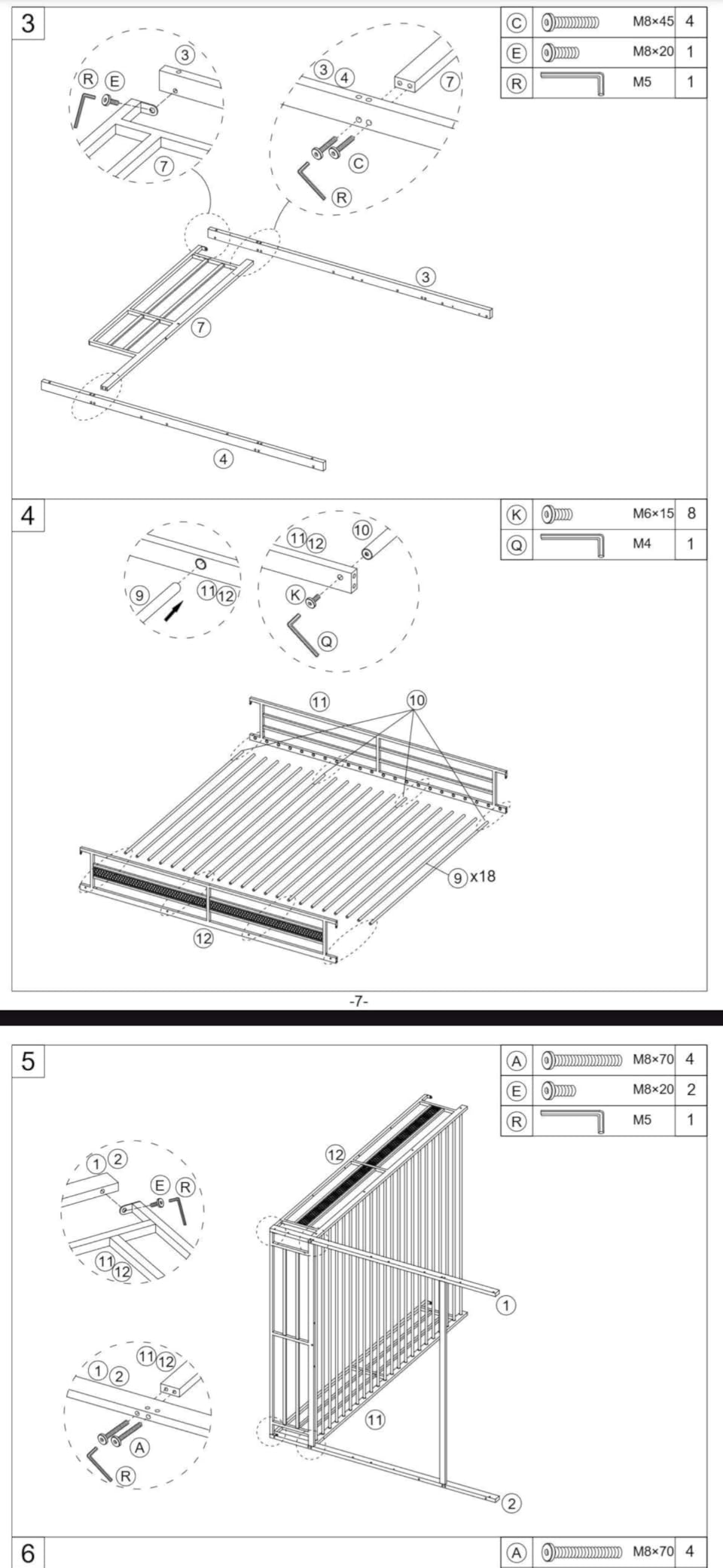 KEIKI Full Size Metal Loft Bed Frame with Convertible Staircase, Built-in Storage Shelves and Wardrobe, Loft Bed with Solid Slats, Guardrail, No Box Spring Required, Easy Assembly, for Bedroom, Black customer photo 2