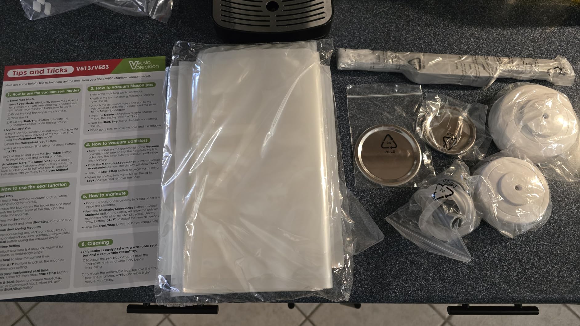 Vesta Precision 12” Chamber Vacuum Sealer, 5.6Qt chamber, Auto Vacuum Time customer photo 1