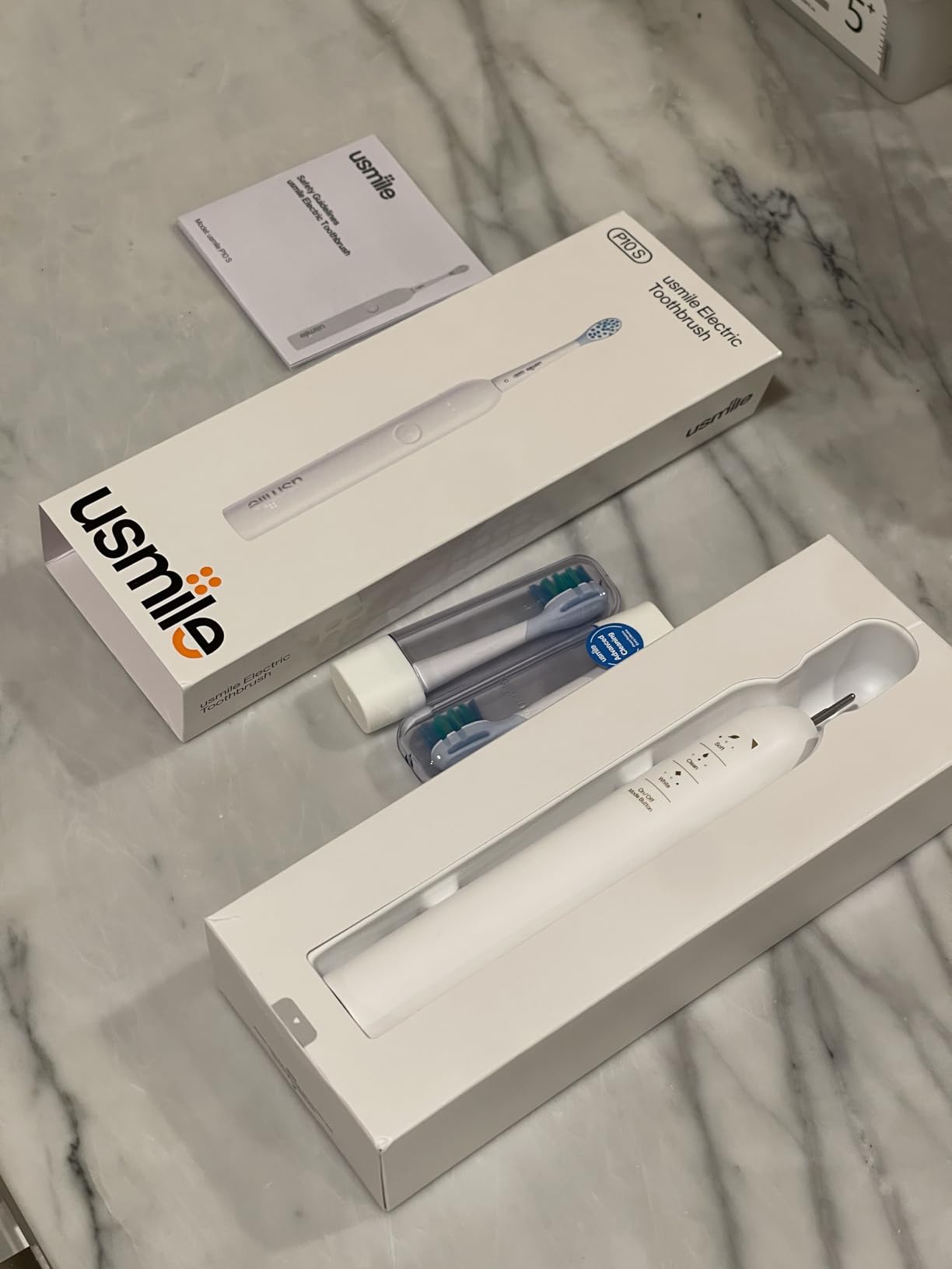 usmile P10S Sonic Electric Toothbrush, 180-Day Battery, Blue customer photo 1