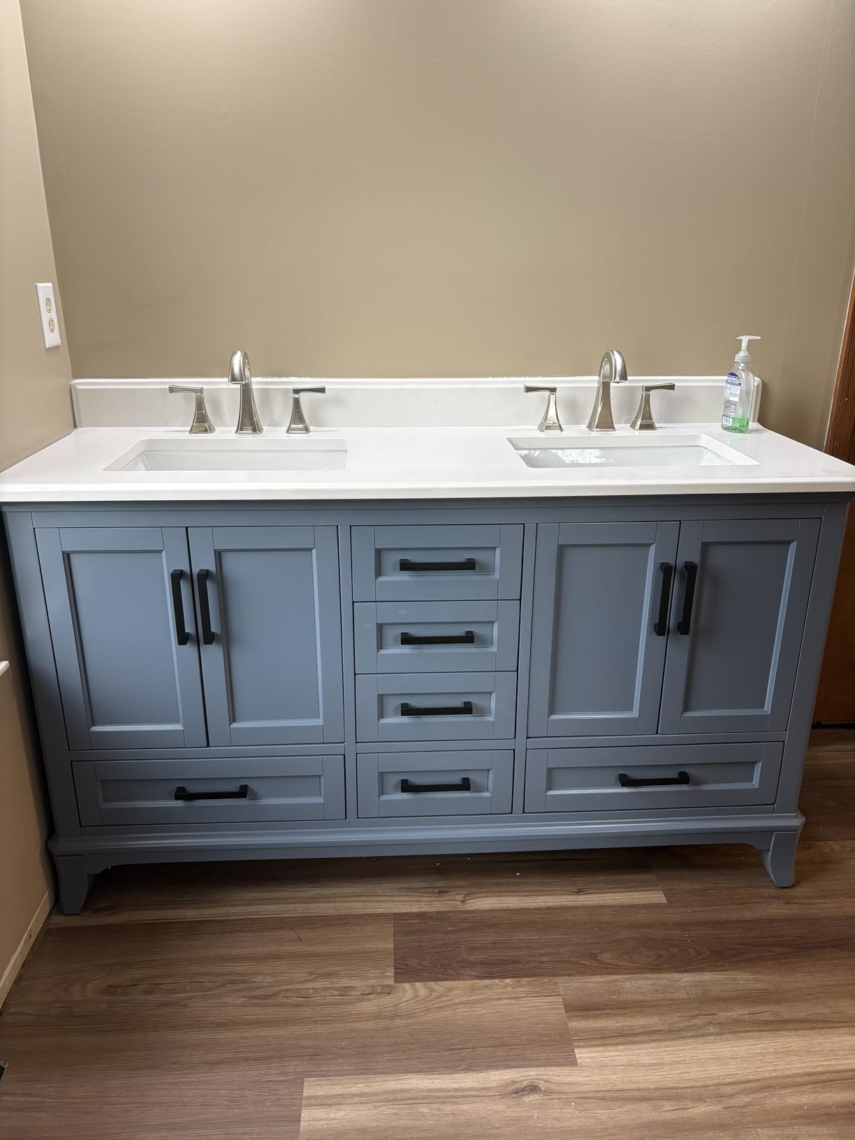48 Inch Bathroom Vanity with Sink, Fully Assembled, Black customer photo 2