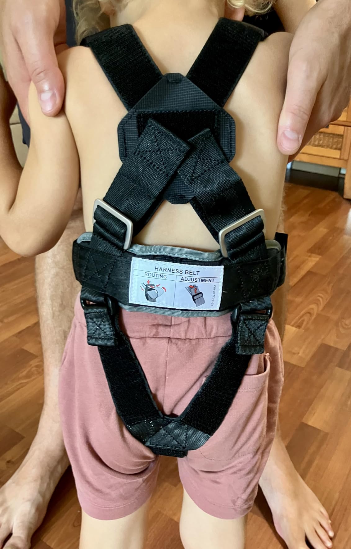 RideSafer Travel Vest Gen 6 - Small (26.5-50 lbs) - Black - Lightweight Portable Child Safety Car Seat for Travel, Rental Cars, Rideshares customer photo 1