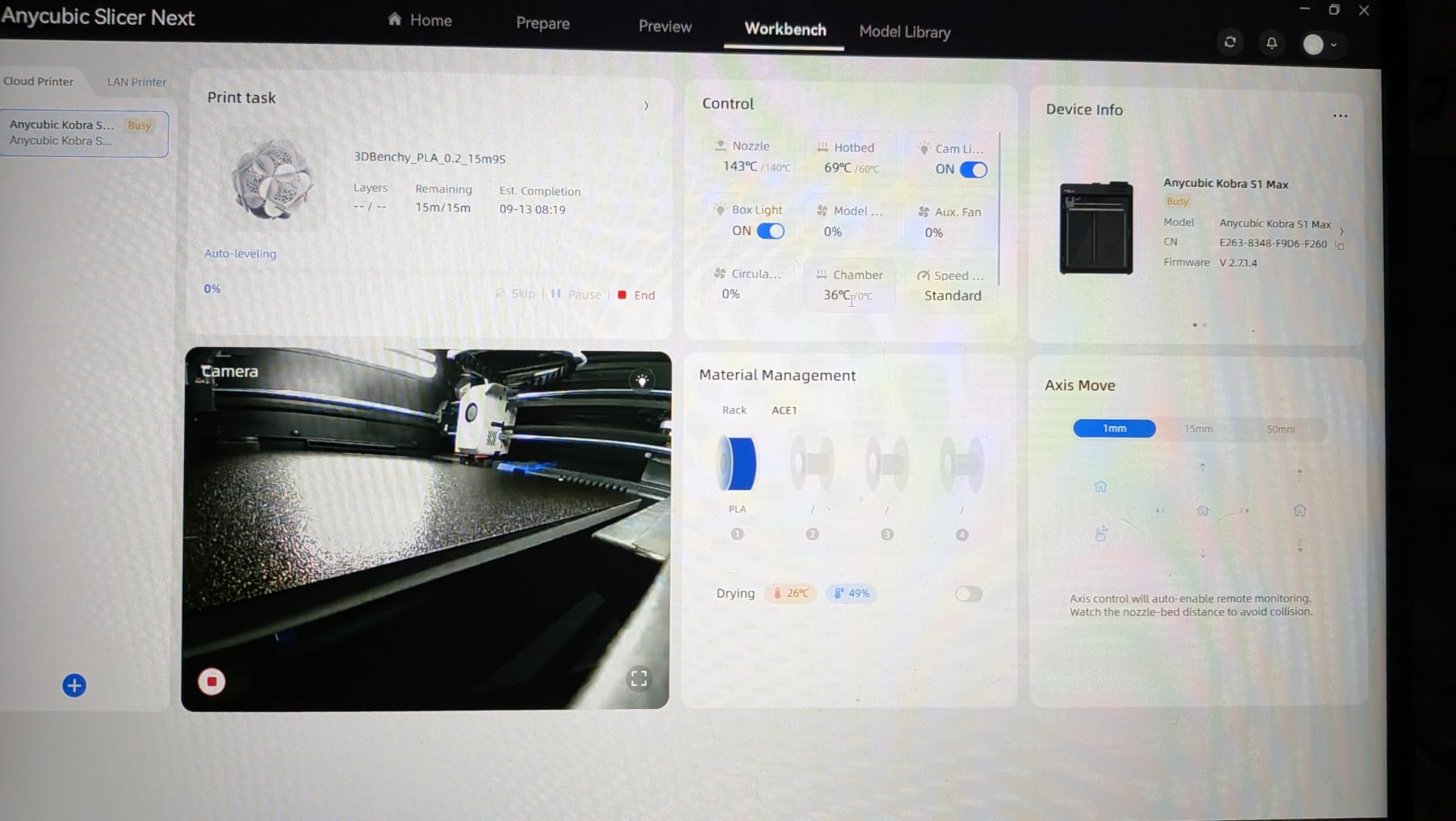 Anycubic Kobra S1 Max Combo 3D Printer, Large Build Size 350x350x350 mm³ customer photo 2