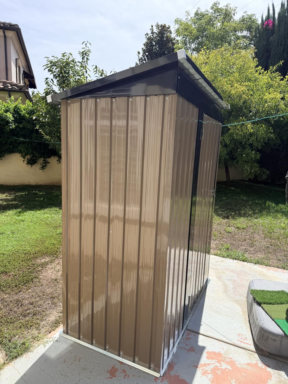 Patiowell 8x6 FT Outdoor Storage Shed with Floor Frame, Metal Garden Sheds customer photo 1