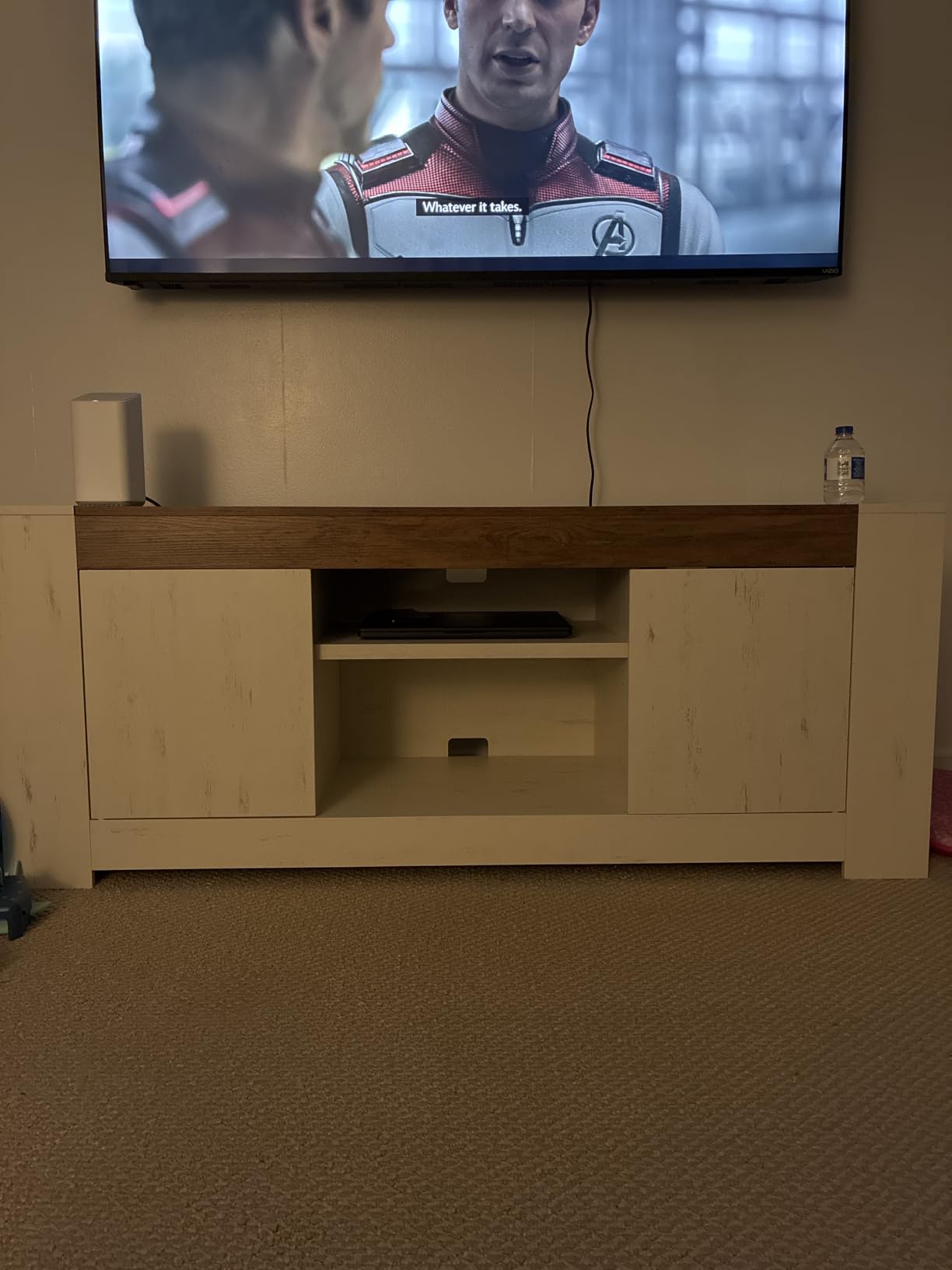 VASAGLE TV Stand with Storage, Farmhouse Entertainment Center for 65'' TV customer photo 1