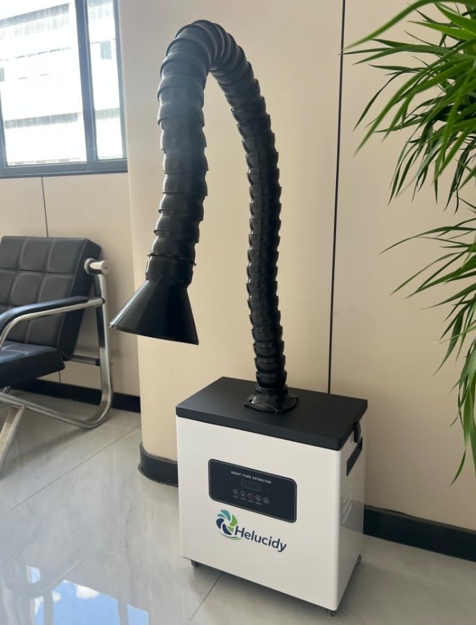 JJ-1001S Professional Fume Extractor, Display Control, 200W , Up to 247 CFM customer photo 1