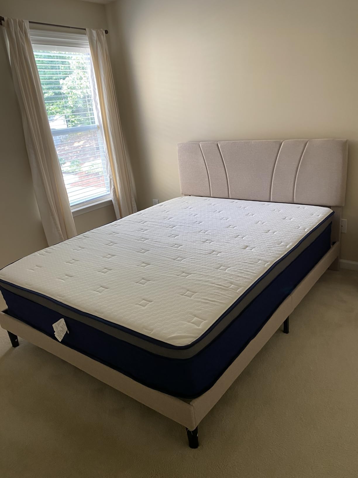 Avenco SyncDeep Queen Mattress 12 Inch, Firm Hybrid Cooling, Lumbar Support customer photo 2