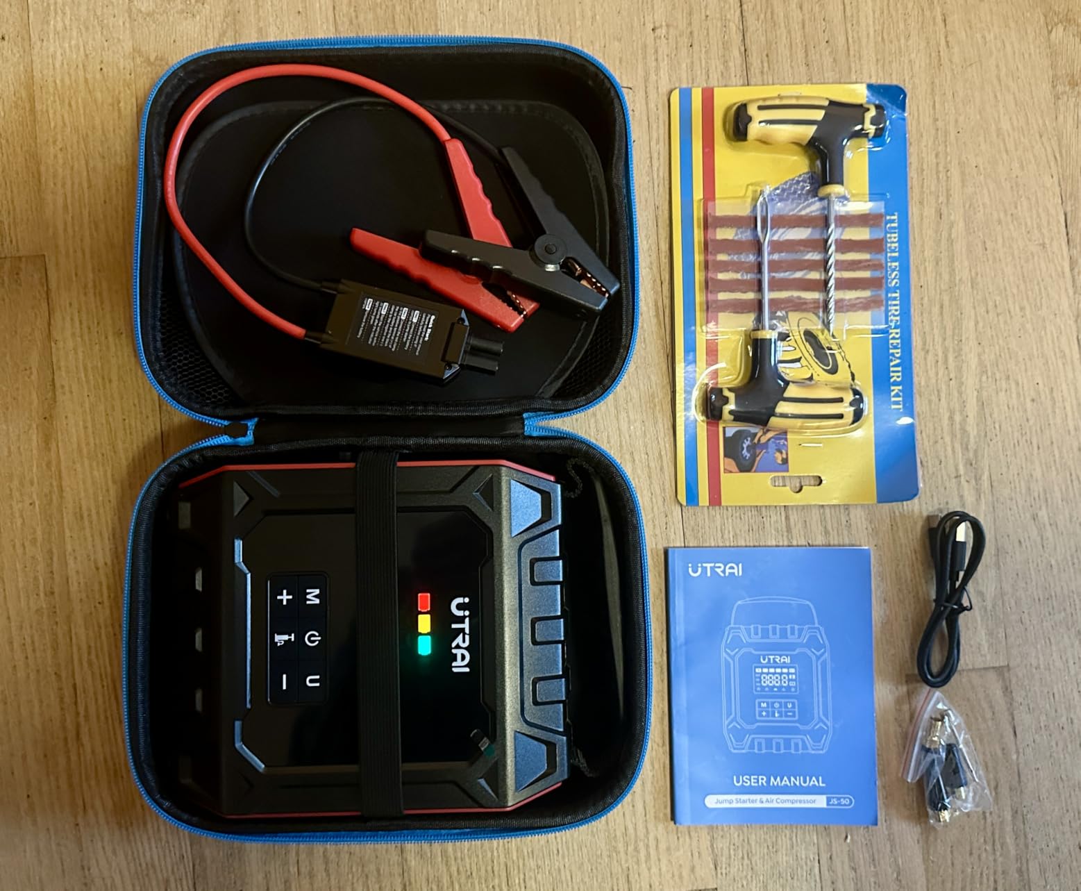 UTRAI 8000A Jump Starter with Air Compressor 160PSI for All Gas/12L Diesel customer photo 2