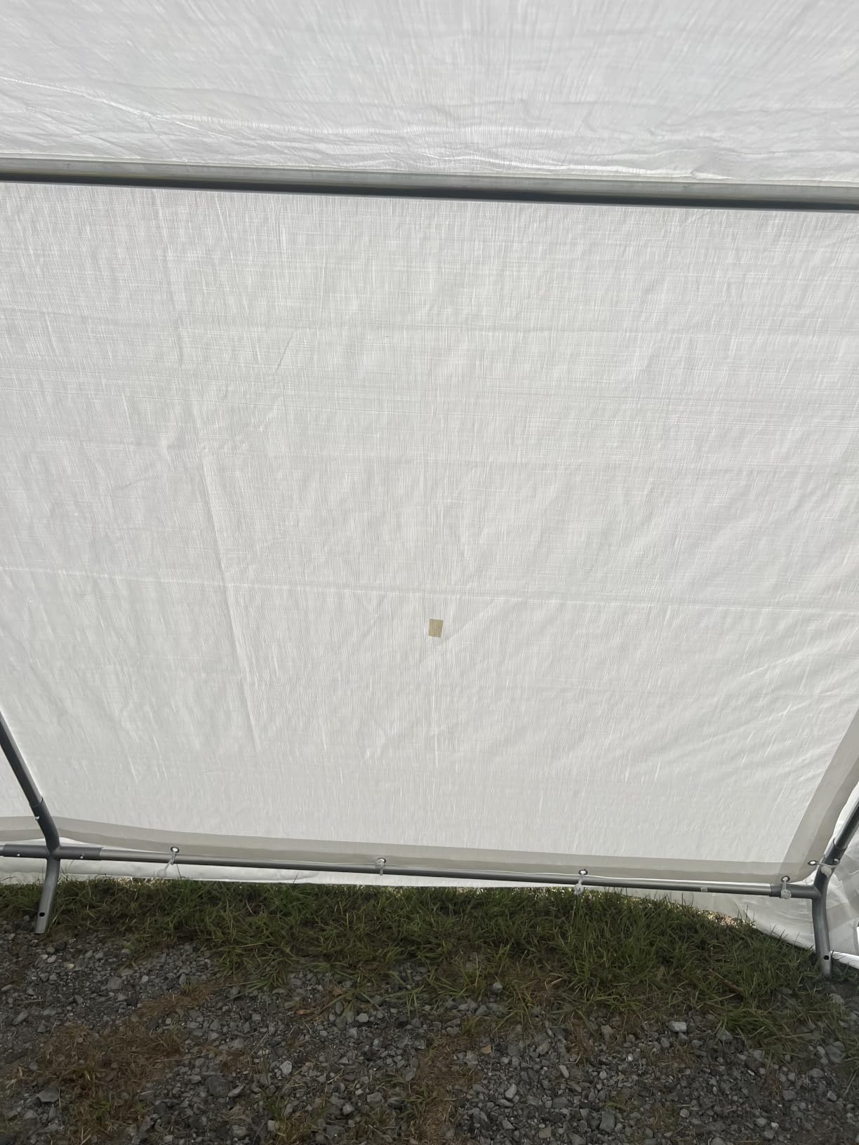JY QAQA Carport, 12x20 FT Heavy Duty Carport with Removable Side Walls and Doors, Portable Garage with Roll-Up Window and Sandbags, Car Canopy with All-Season Tarp for Cars, Trucks, Boats, Grey customer photo 2