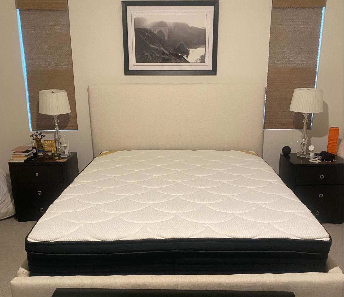 Dyonery Queen Size Mattress 14 Inch Gel Memory Foam, Pressure Relief, Firm customer photo 1