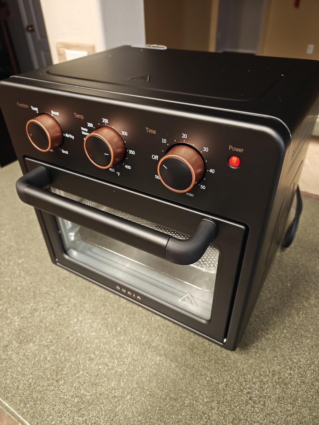 OUNIN 24L Steam and Air Fryer Combo Countertop Oven,11-in-1 Convection Baking and Steam,Bake,Broil,Dehydrate,304 Stainless Steel,Fast Cooking with Precise Electronic Temperature Control,for Gifting customer photo 1