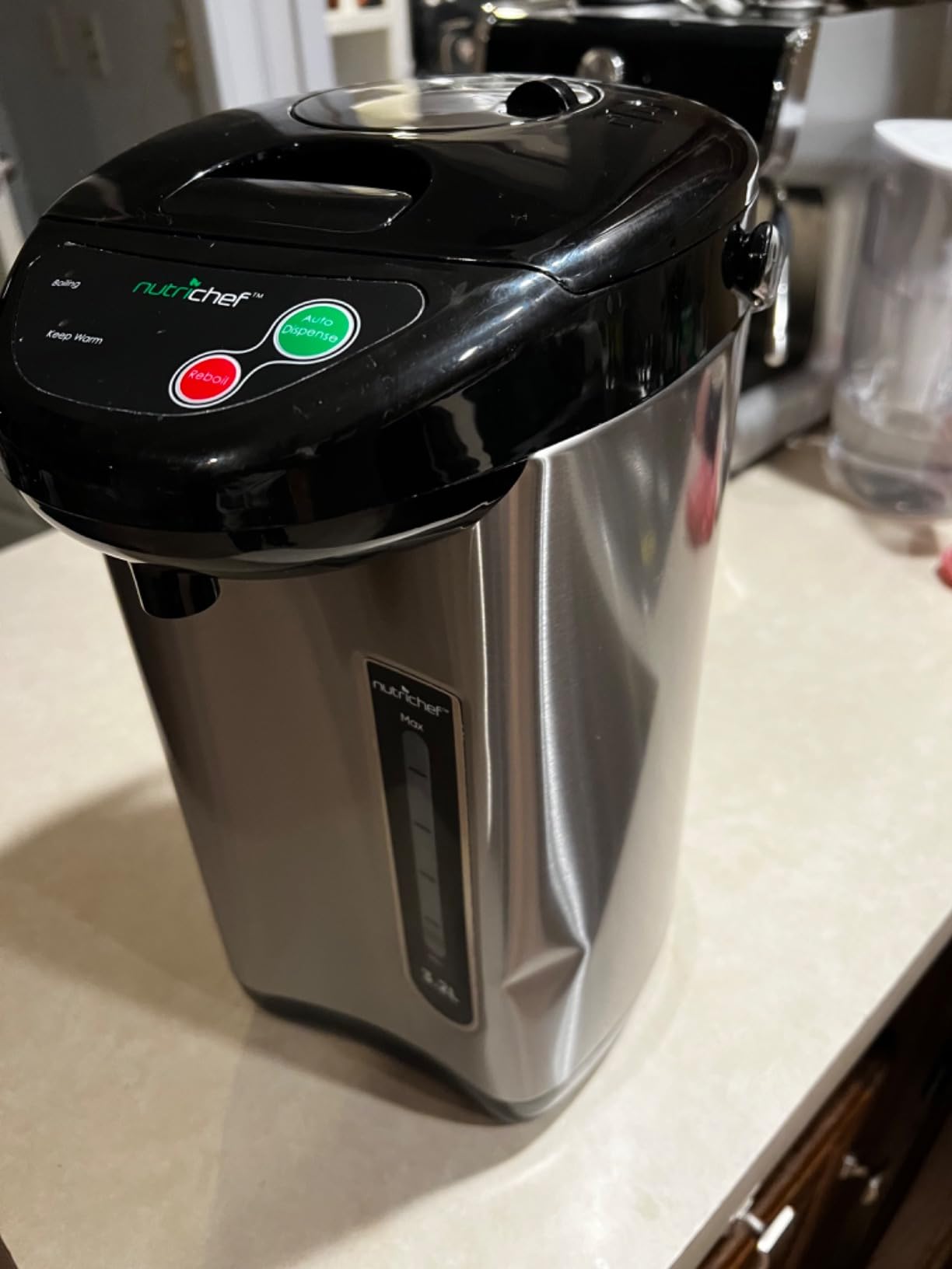 NutriChef 5.2 Qt Hot Water Dispenser with 5 Temperature Settings customer photo 1