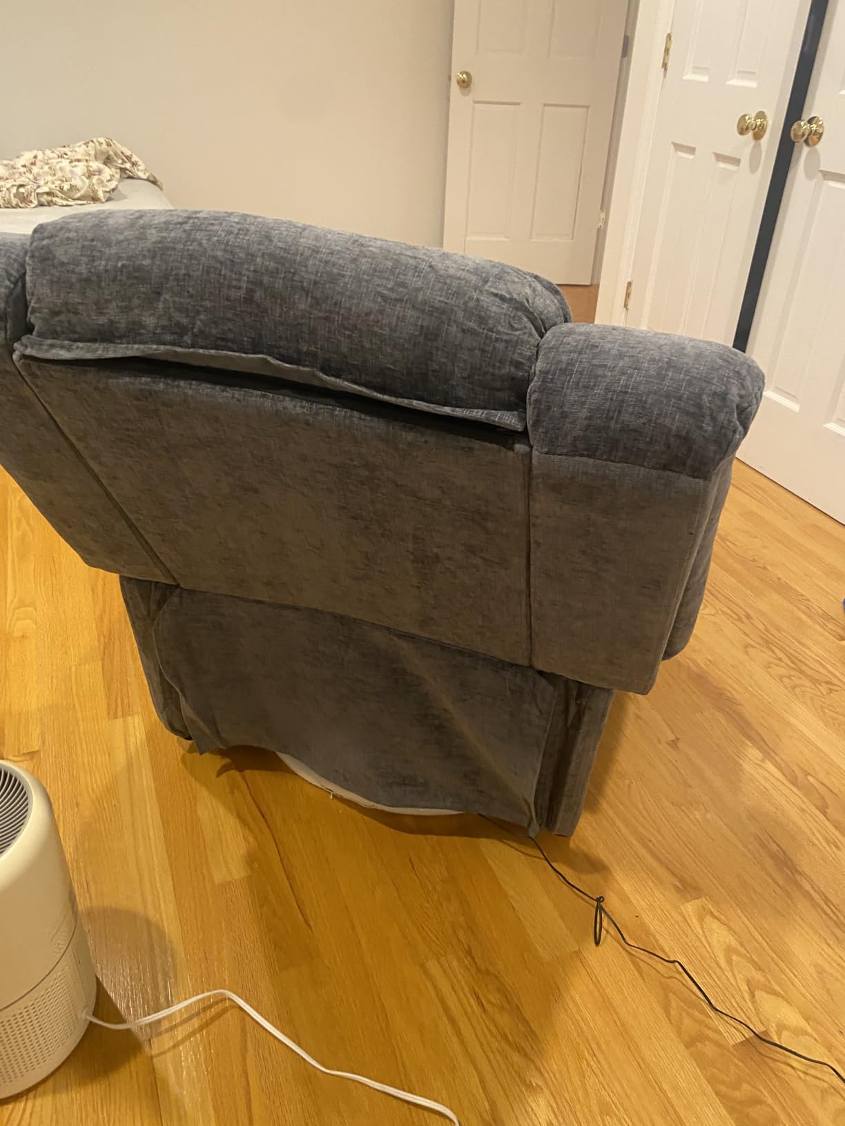 Korser Recliner Chair, Wall Hugger Recliners for RV with Massage and Heating, Zero-Gravity Recliner, Electric Power Recliner Chair for Living Room, Bedroom, Home, Theater Seating (Darkgray) customer photo 1
