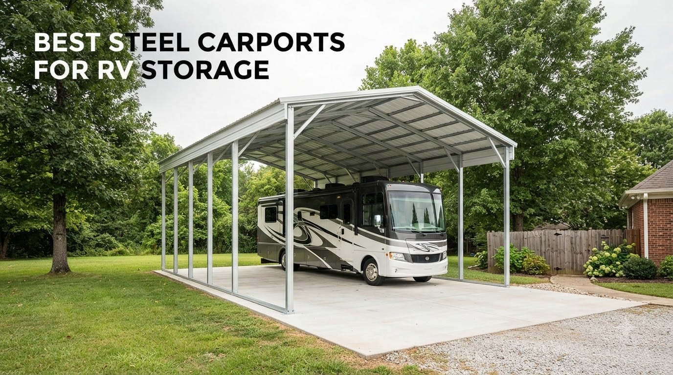 best steel carports for rv storage