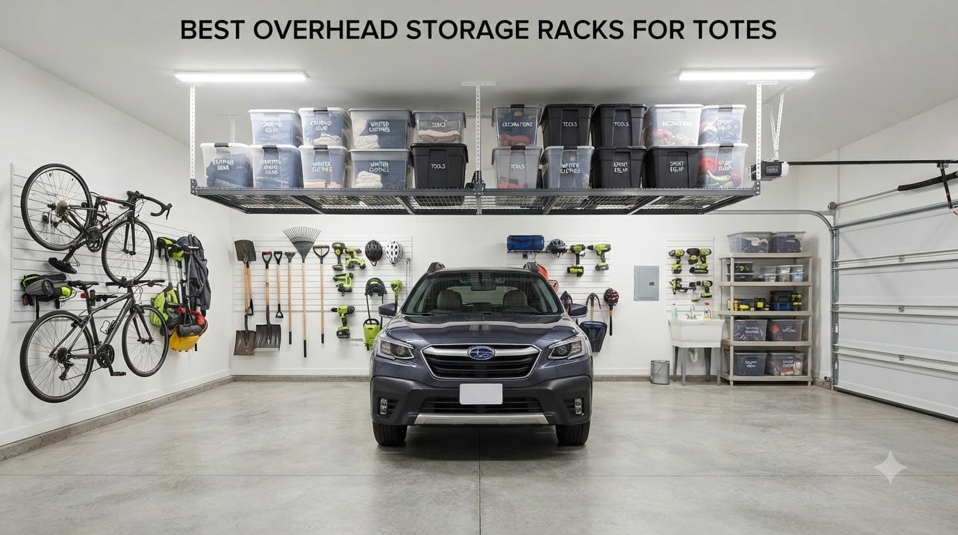 best overhead storage racks for totes