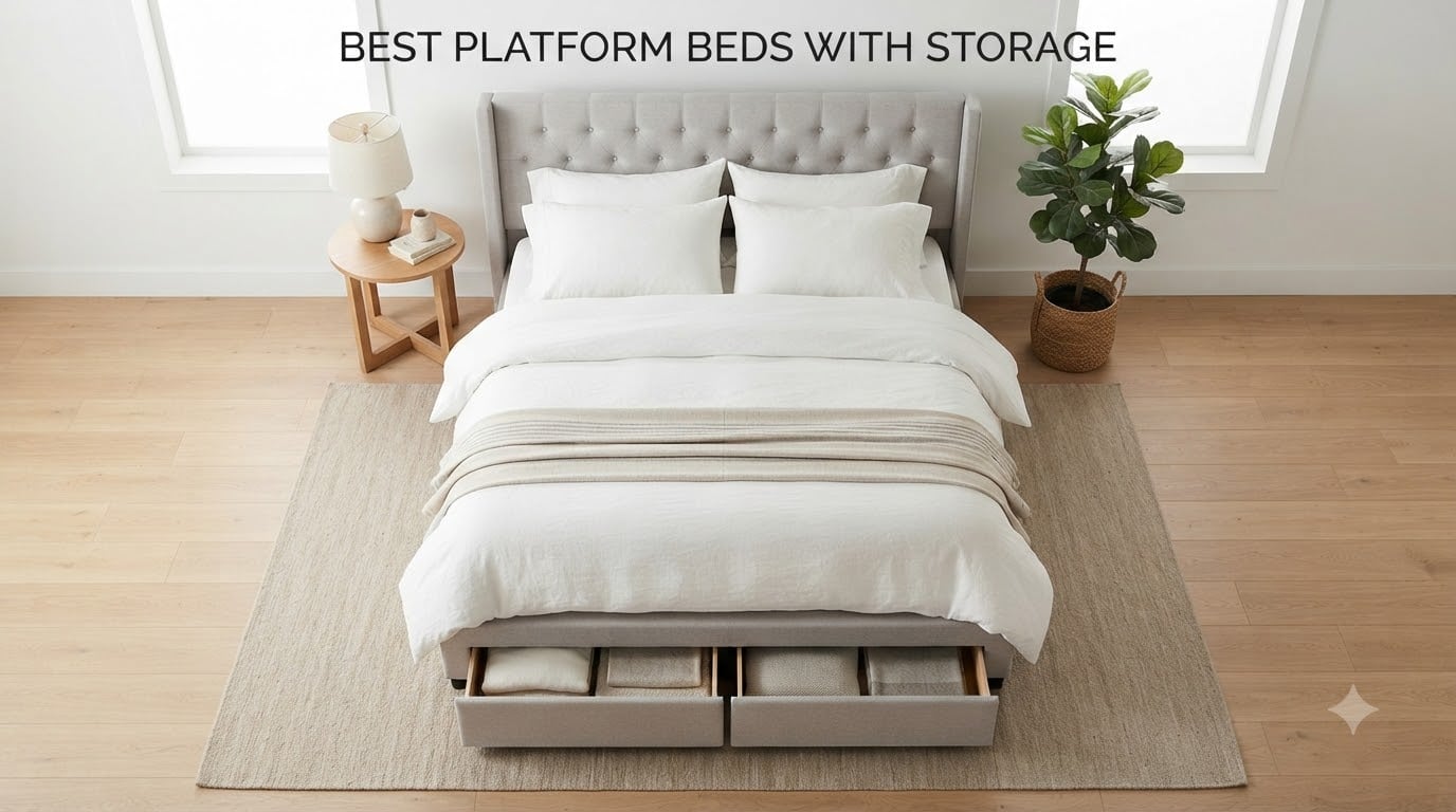 best platform beds with storage