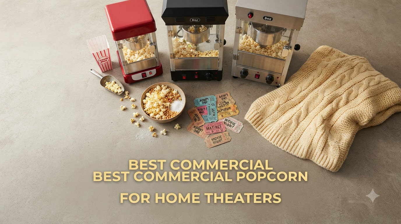 best commercial popcorn machines for home theaters